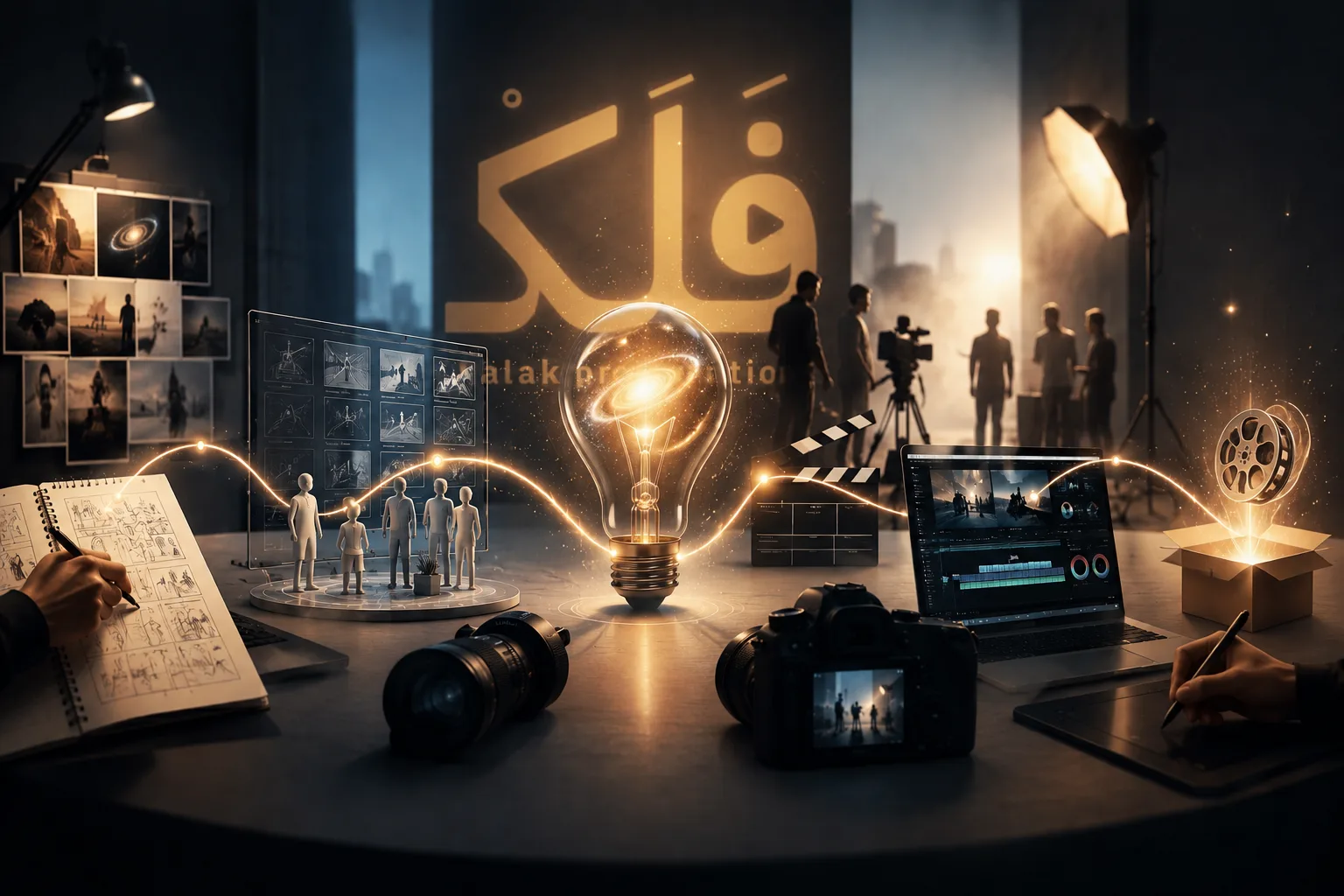 كيف نحول فكرة العميل إلى مشروع بصري متكامل؟
